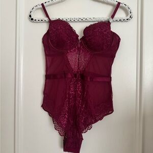 Primark Burgundy Lace Chemise